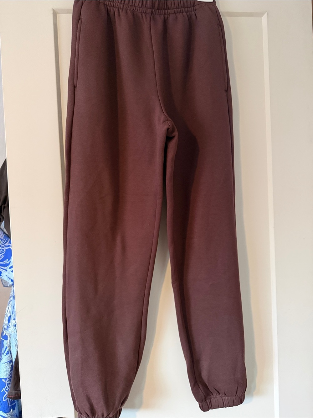Women's Brown Drawstring Joggers - Casual Track Pants